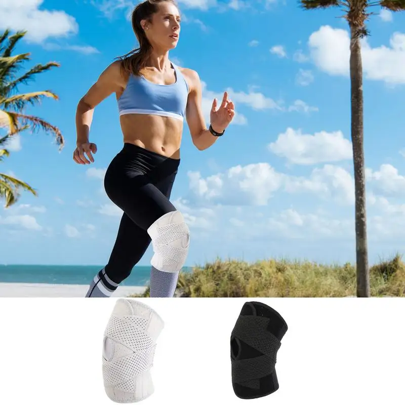 Knee Brace For Meniscus Tear Adjustable Meniscus Knee Brace For Women Knee Stabilizer Open Patella Support Knee Immobilizer