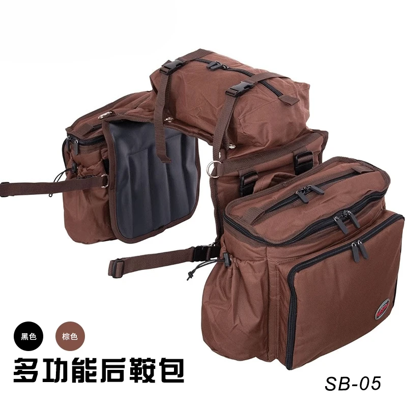 

Western saddle multi-functional rear saddle bag, waterproof rear saddle bag, leak-proof and large thermal insulation capacity