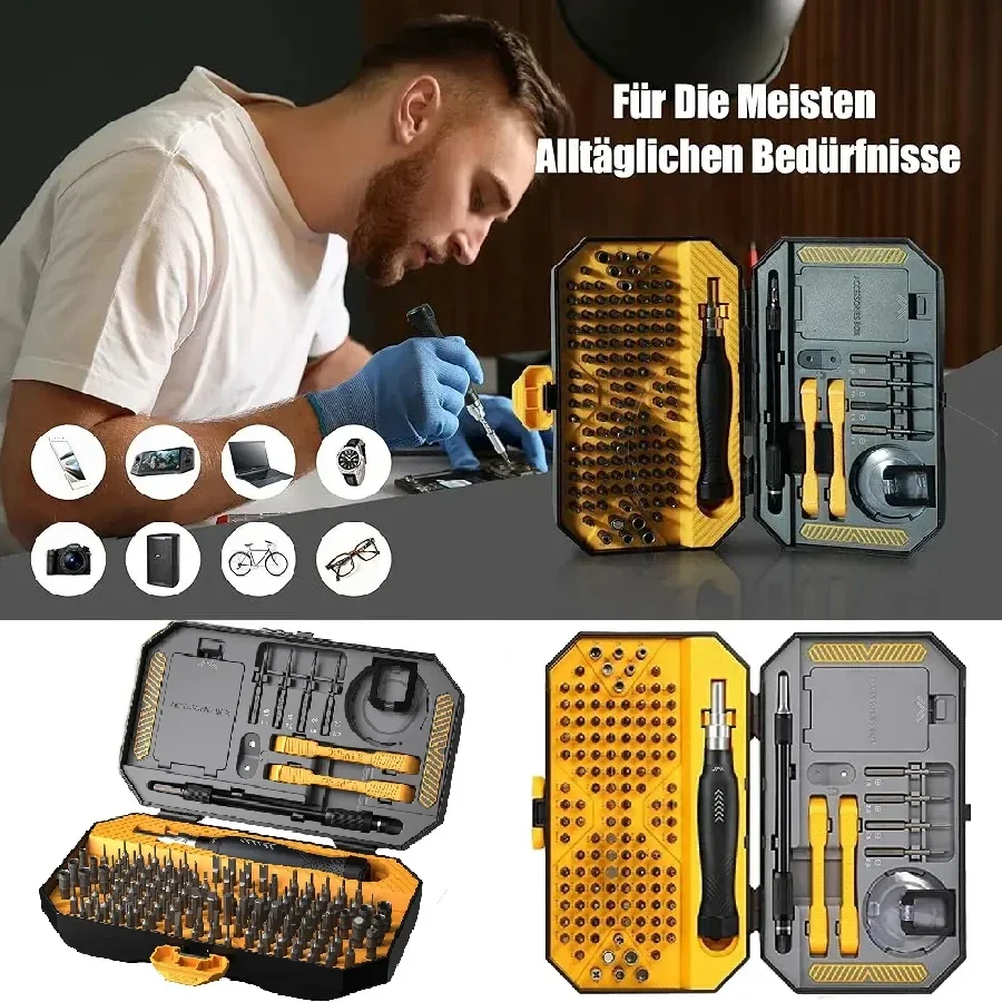 

JAKEMY JM-8183 145 In 1 Precision Screwdriver Set Hex Phillips Magnetic CR-V Bits For iPhone PC Professional Repair Hand Tools