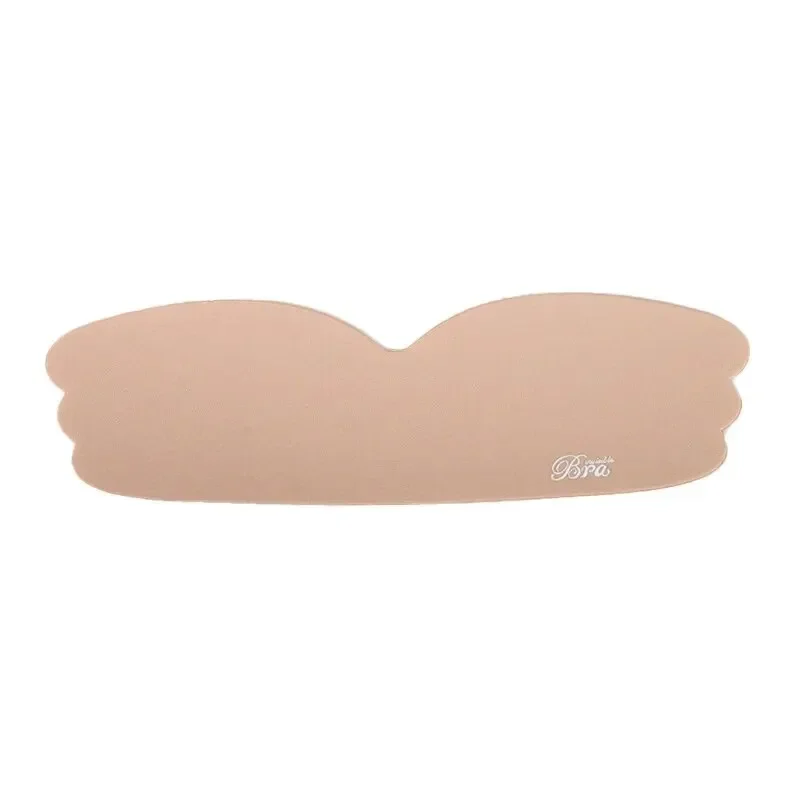 1 Piece Push Up Invisible Strapless Bra Silicone Self Adhesive Bras Nipple Cover Big Breasts Gathered Bralettes Underwear Bridal