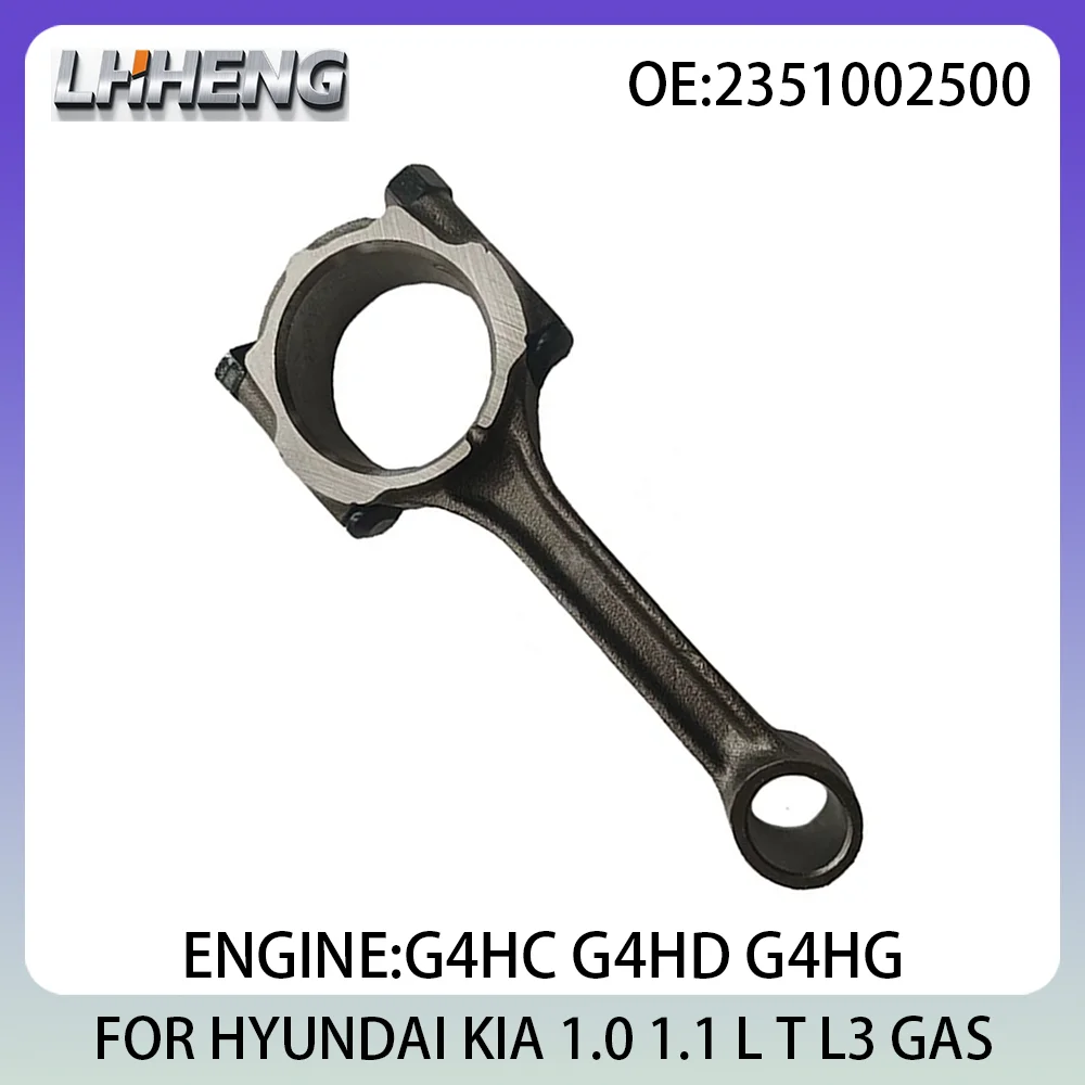 

Engine Connecting Con Rod New Set FOR HYUNDAI ATOS GETZ i10 KIA PICANTO 1.0L 1.1L 1.0 1.1 L T L3 GAS 98-11 2351002500 G4HC G4HD