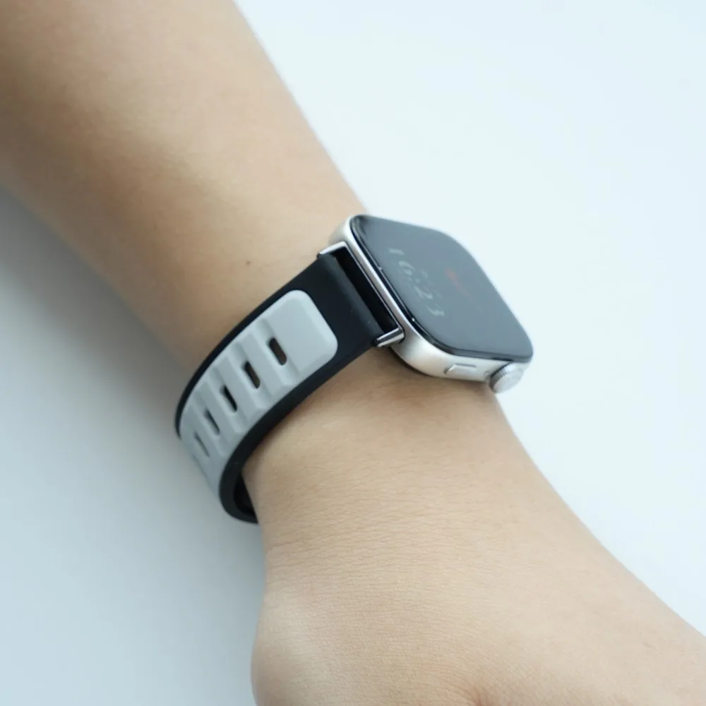 Sport Liquid Silicone Band for Redmi Watch 6 5 4 Watch 5 Active 5 Lite Breathable Soft Strap for Xiaomi Mi Band 9 Pro 8 Pro