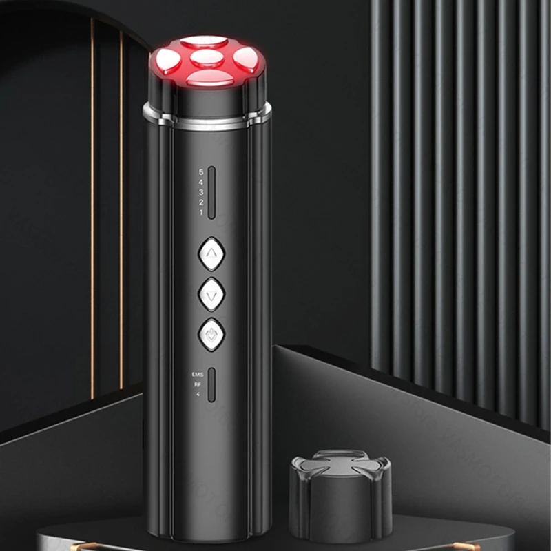 EMS مكركرنت RF جهاز الجمال ضوء الأشعة تحت الحمراء مدلك الوجه ترطيب المضادة للتجاعيد الجلد رفع تشديد آلة العناية بالبشرة