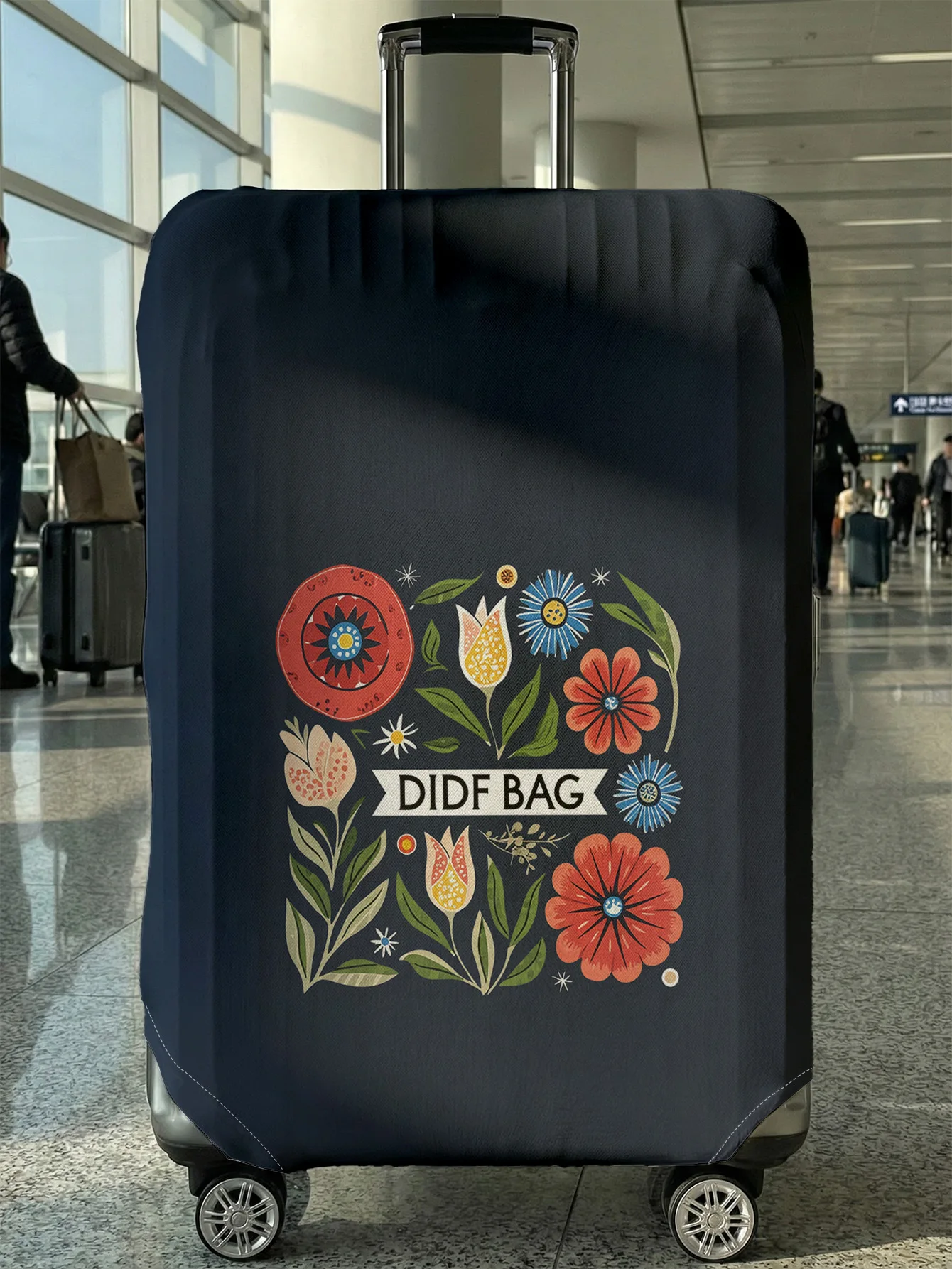 

Защитный чехол для багажа с цветочным узором, подходит для чемоданов 18-32 дюймов, чехлы для ручек чемоданов, дорожные аксессуары.