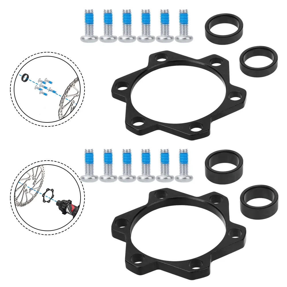 Bicycle Hub Adapter Conversion Kit Disk Brake Transfer Seat 6 Bolt 100 Turn 110mm/142 Turn 148mm Cycling Accessories