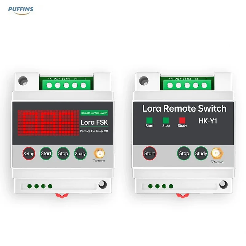 PUFFINS Remote Control Intelligent Wireless Electrical Switches High Power For Industrial Household