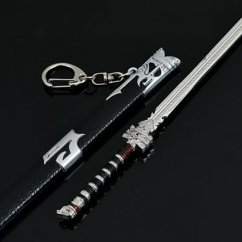 Modèle d'arme d'anime chinois Slay The Gods, Full Metal Craft, ornements de bureau à collectionner, cadeau d'anniversaire pour garçons, jouets périphériques, 22cm