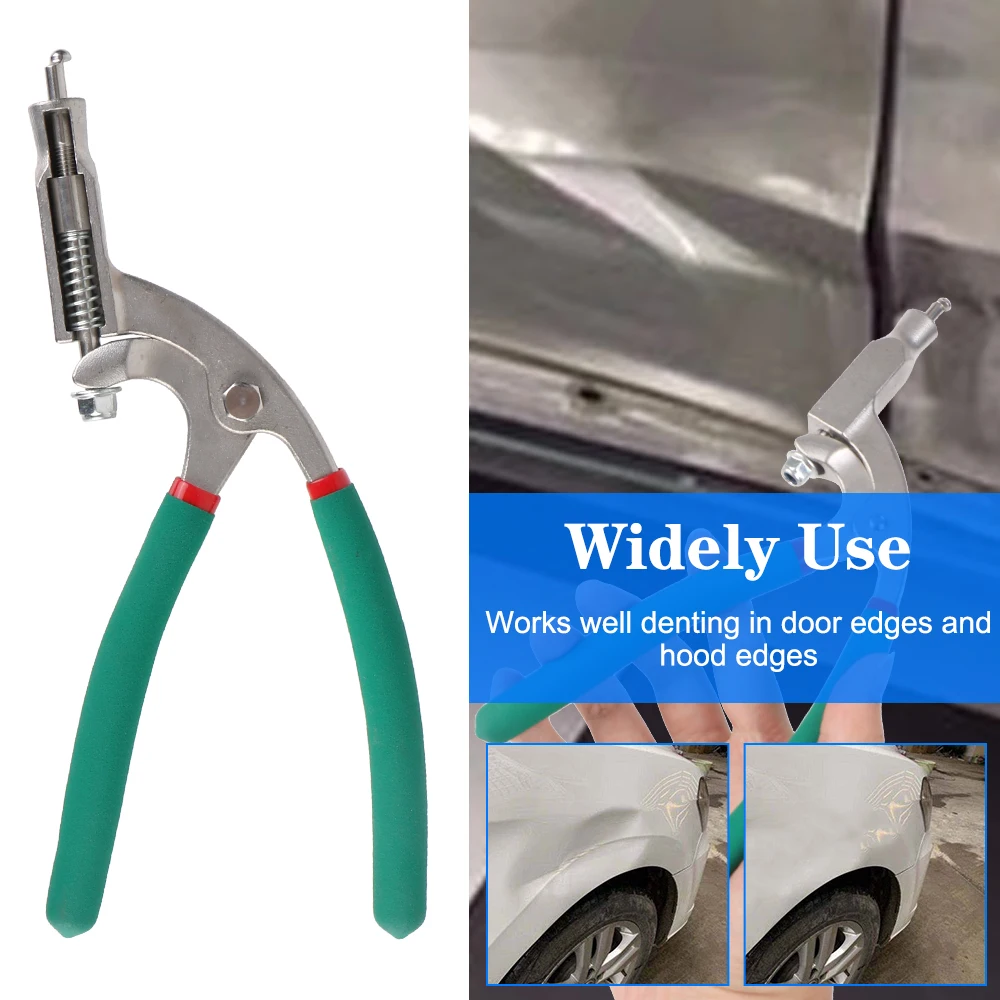 Paintless Edge Repair Tool Fender Car Edge Trimming Pliers Autobody Repair Tools Flat Hole Caliper Tool Clip Car Dent Repair Kit