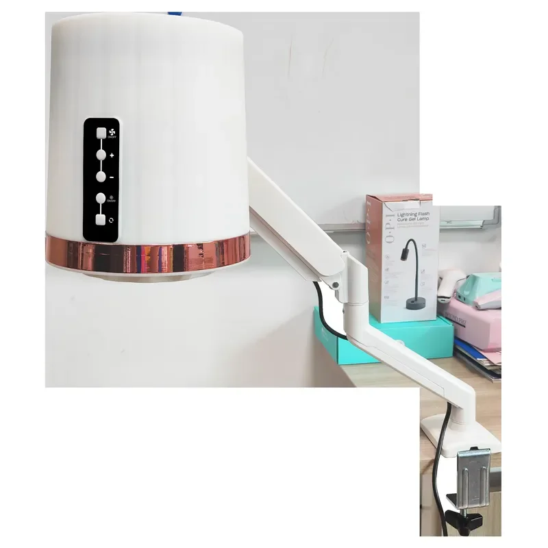 Electric Nail Dust Collector Manicure Vacuum Cleaner Strong Suction Acrylic Gel Polish Remover Adjustable Portable Device