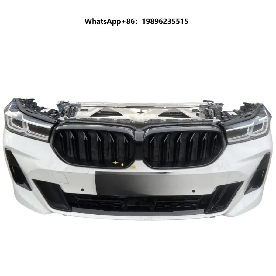 Used for for 2020-2022 G32 GT Body Kit Front Bumper Assembly Radiator Headlight Wiring Harness Bolt-On Universal