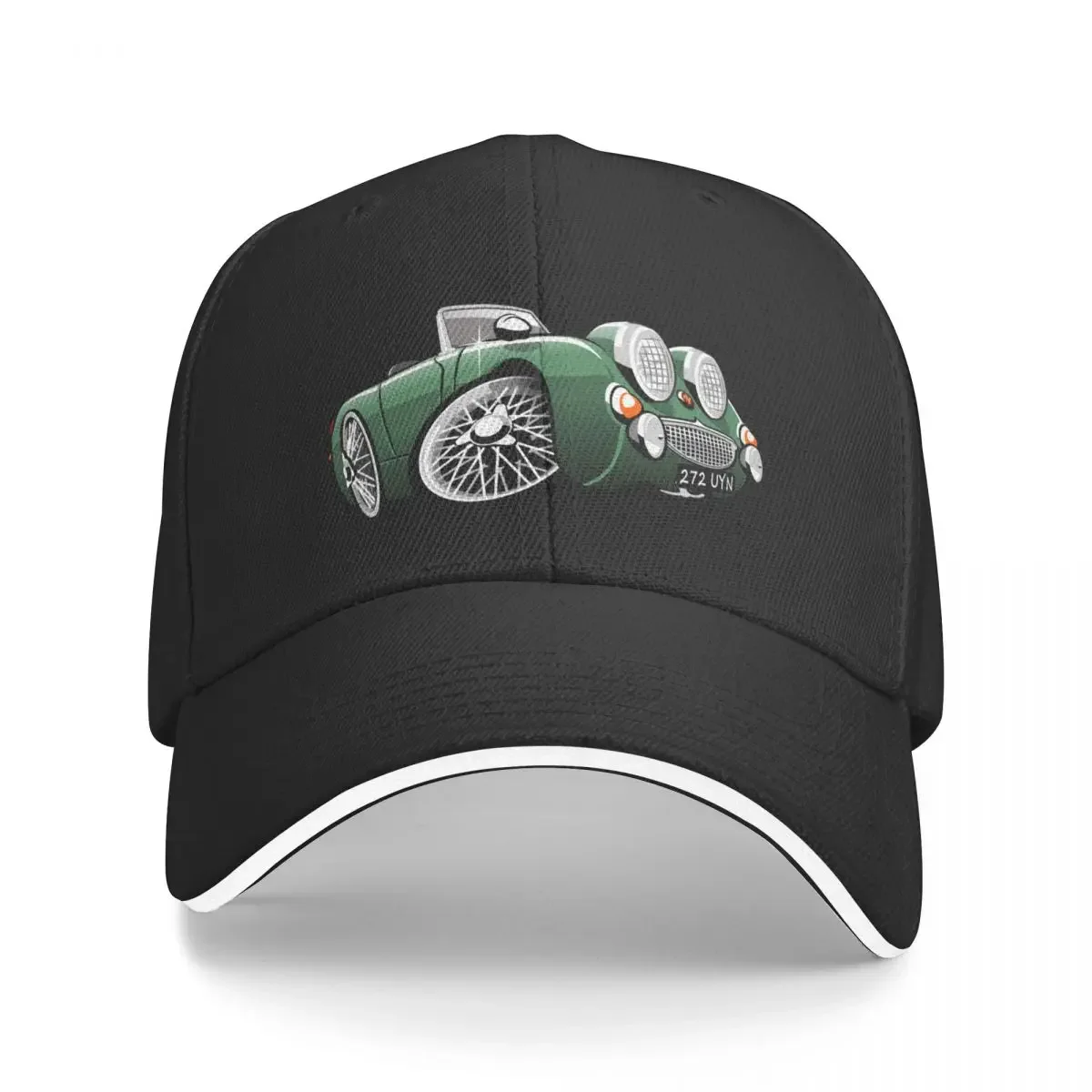 Frogeye Sprite caricature for Terry Baseball Cap Dropshipping birthday Men Golf Wear Women's