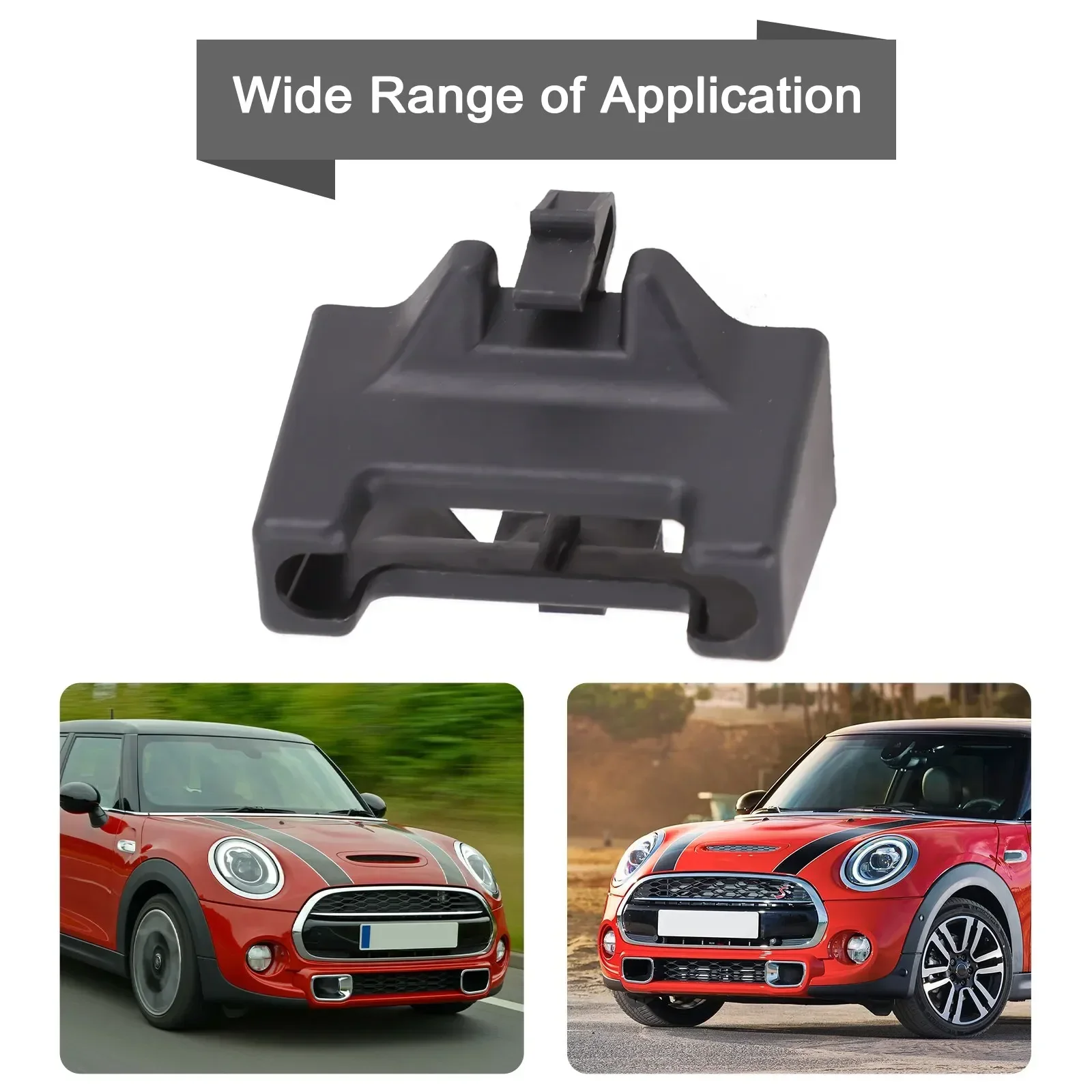 Black Bonnet Hood Lock Anti Tamper Shield for BMW and Mini F55/F57  Protects Against Tampering  Enhances Vehicle Security