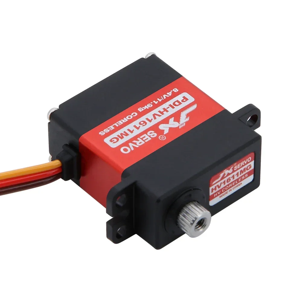 JX PDI-HV1611MG Micro Digital Servo - عزم دوران 11 كجم، 0.07 ثانية، 8.4 فولت، تروس معدنية، محرك بدون قلب