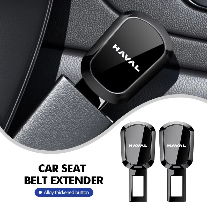Car Seat Belt Extender Buckle Safety Belt Extension Connector Auto Interior Accessories For Haval Jolion H6 M6 Dargo Raptor F7 H