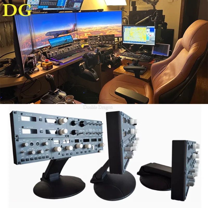 QMCP737C Boeing B737 MCP Simulator Accessory for Common Function Combination Panel Game Controller Designed for X-plane Zibo737