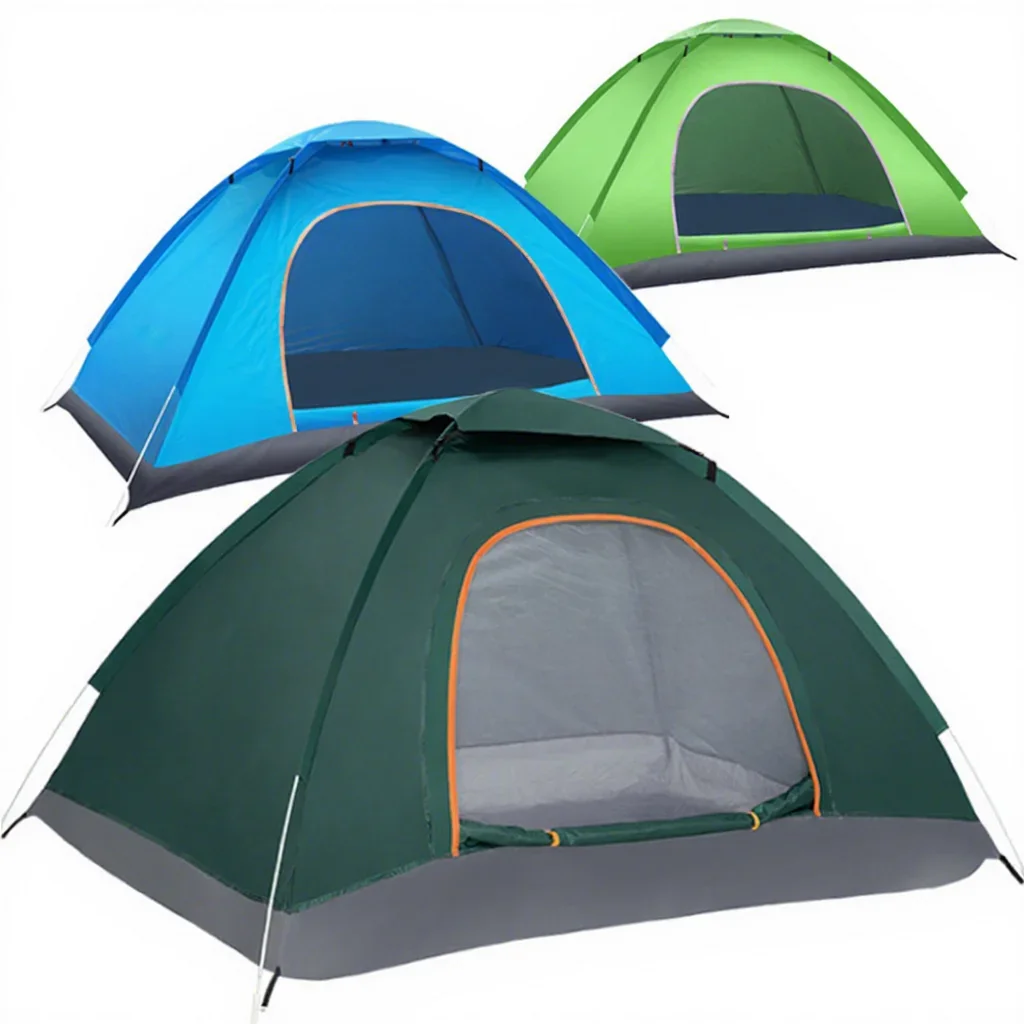 

Easy Instant Setup Portable Backpacking Sun Shelter Pop up Tent 1-2 Person Camping Tent for Travelling Hiking Field Camping