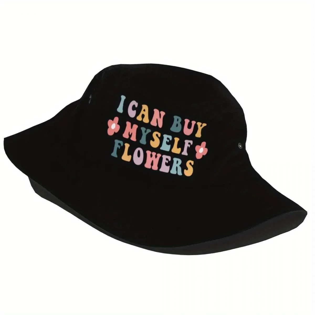 2023 Miley Cyrus I Can Buy Myself Flowers Bucket Hat Teen Foldable Outdoor Sport Fishing Cap Spring Picnic Headwear