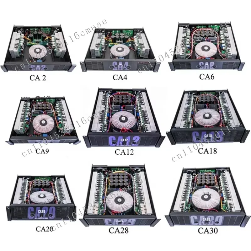 CA Series 3U Audio Sound Standard CA12 CA18 CA20 250 1400 Watt High Professional Power Amplifier