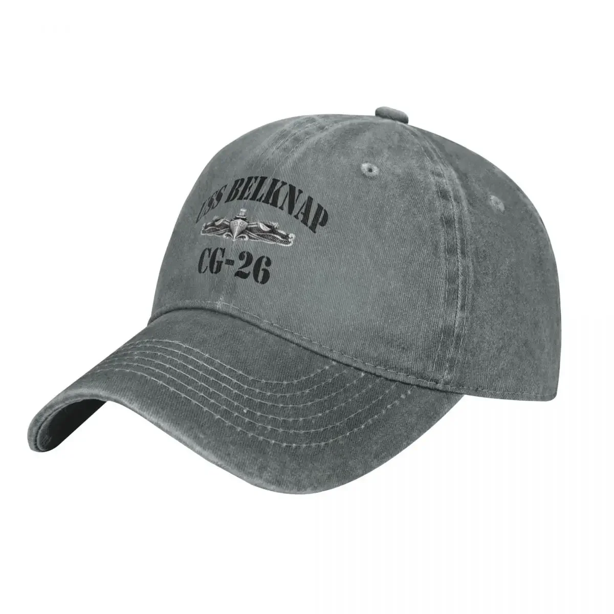 USS BELKNAP (CG-26) SHIP'S STORE Cowboy Hat Custom Cap Christmas Hat party hats Cosplay Mens Cap Women'S