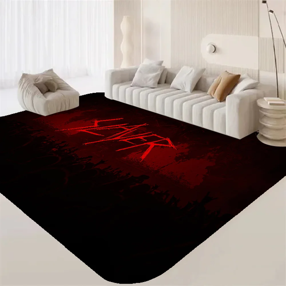 Rock S-Slayer Heavy Metal Band Door Mat Nordic Style Bedroom Living Room Doormat Home Balcony Anti-Slip Alfombra