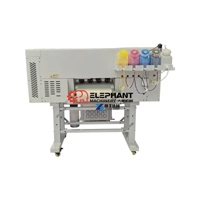 DTF Printer with Powder Shaker All-in-one Set, Digital PET Film Transfer Machine for Custom T-shirt Garment Printing Business