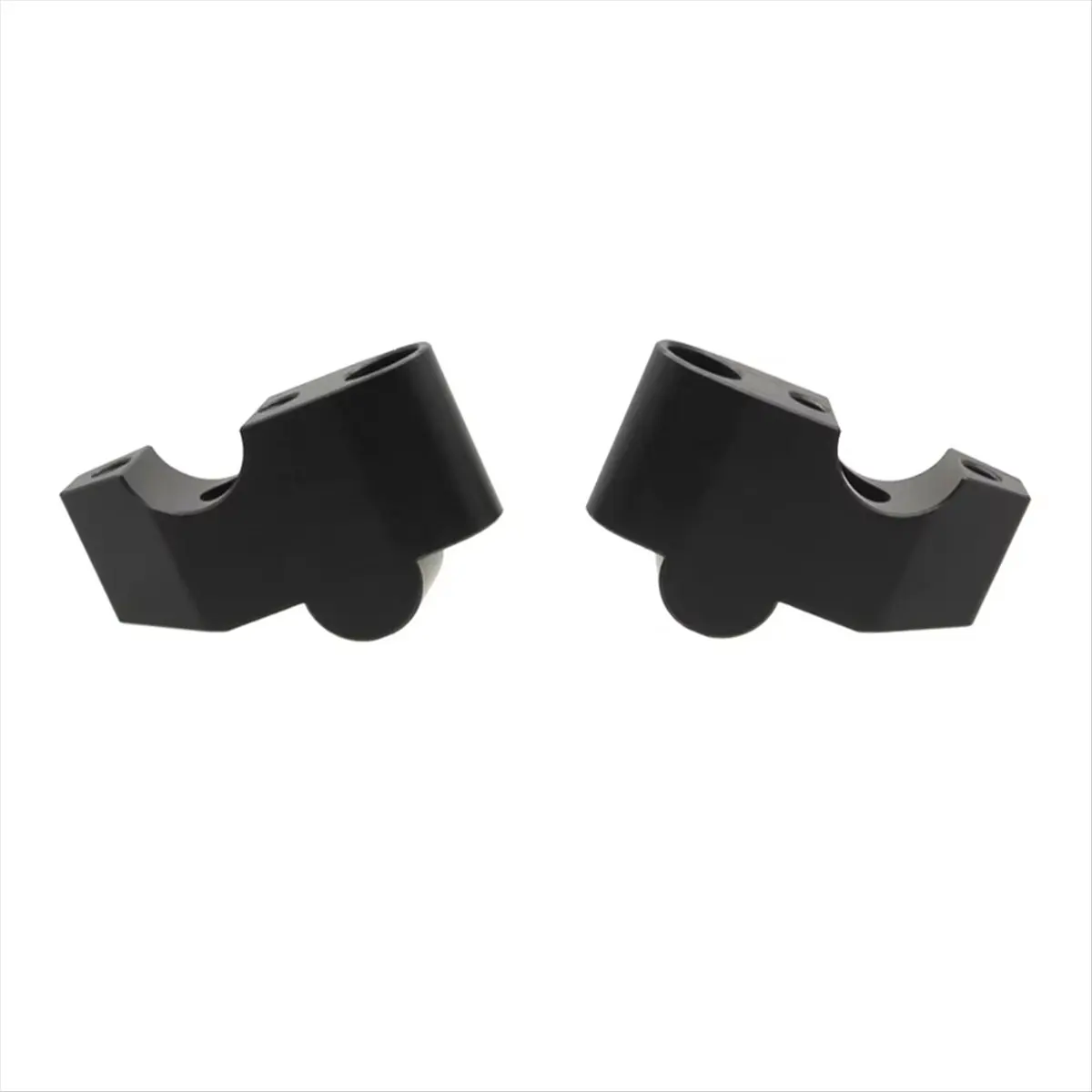 B09A Motorcycle Handlebar Mount Riser Handlebar Clamp Raised Extend for Kawasaki Eliminator 500 Eliminator 400 2024-