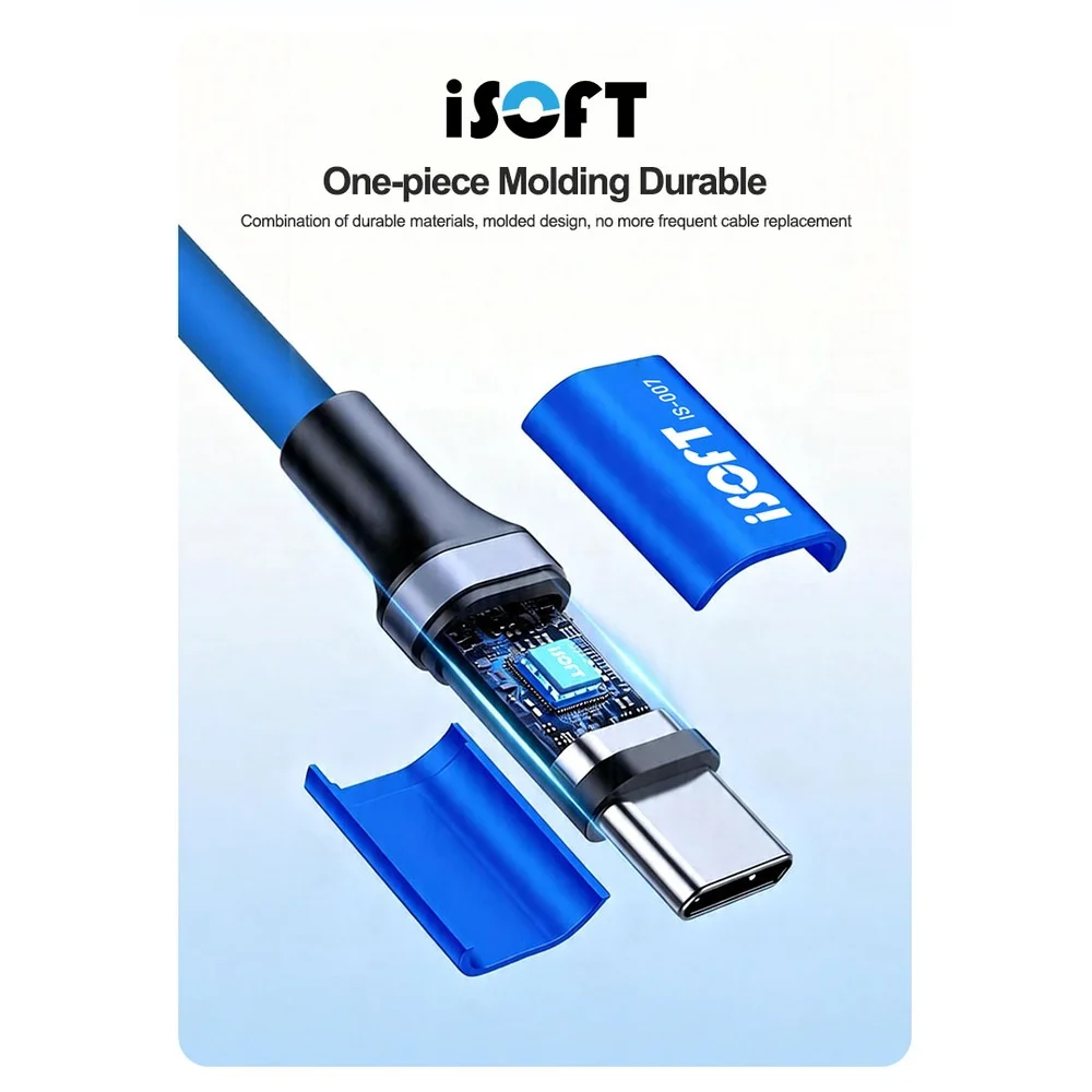 ISOFT IS-007 SAM Download Mode Cable USB TO TYPE-C Plug-and-Play Integrated Mode Trigger for Samsung S8-S25 Note Series Etc