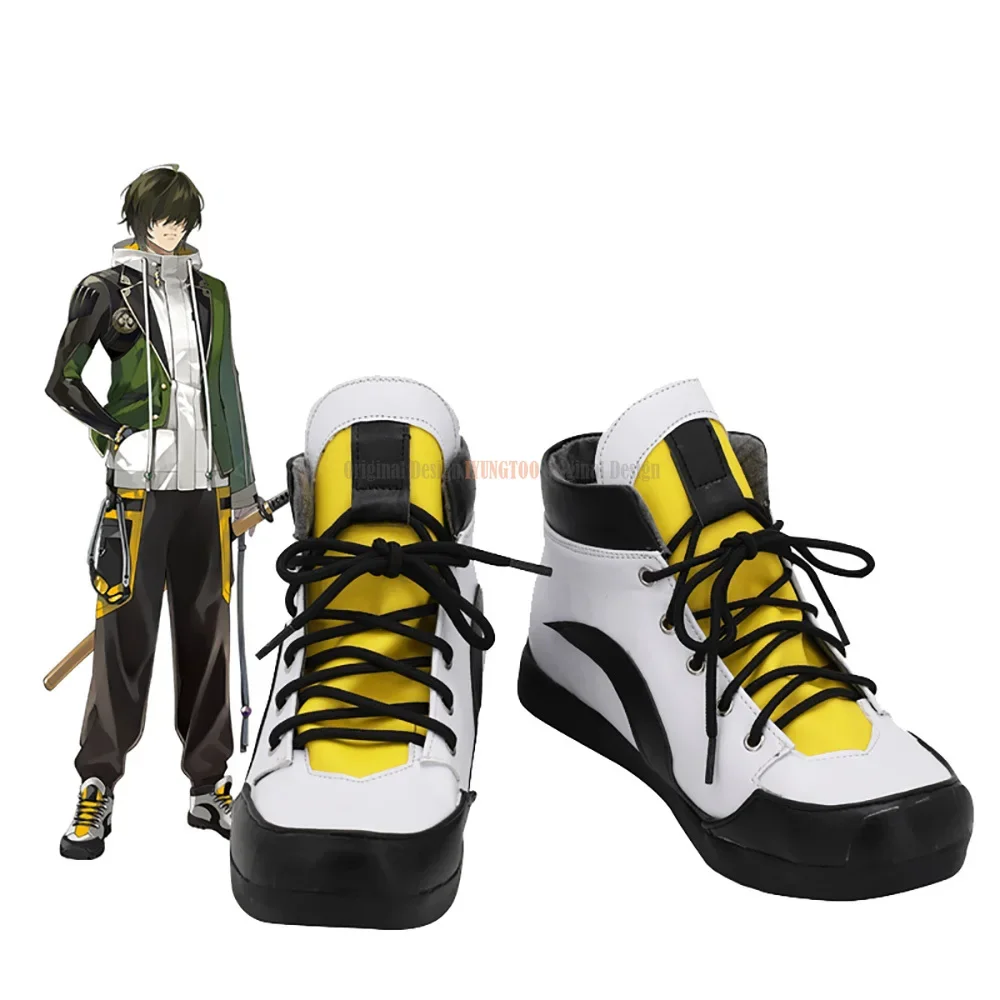 

Kuwana Gou Shoes Cosplay Touken Ranbu Kuwana Gou Cosplay Boots Custom Made Shoes for Unisex