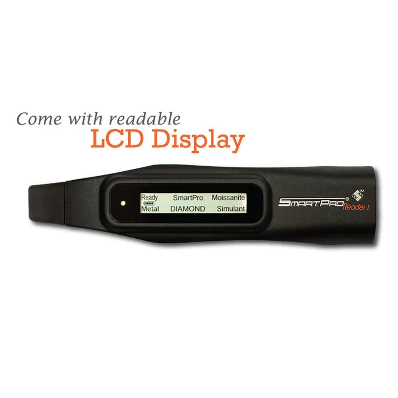 Smart Pro I Metal Diamond Moissanite Tester for Jewelry Stone Identification Handheld Diamond Testing Pen with LCD