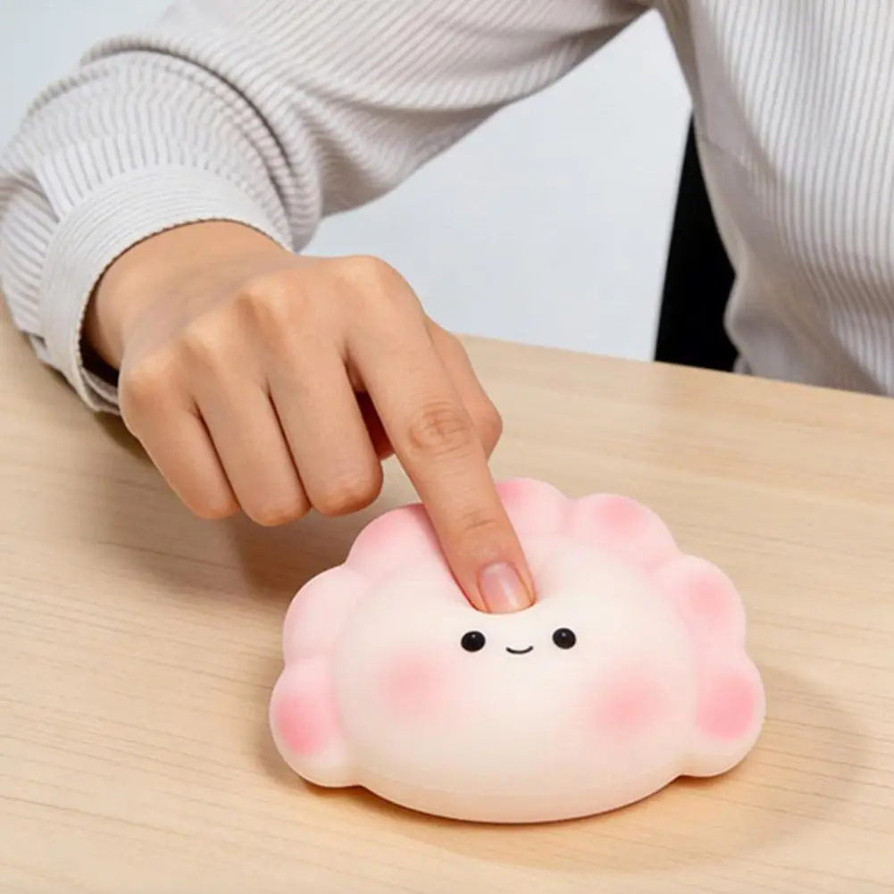 Juguete antiestrés Squishy Simulated Dumpling - Juguete sensorial súper suave para aliviar el estrés y la ansiedad |   Regalos para Niños y Adultos