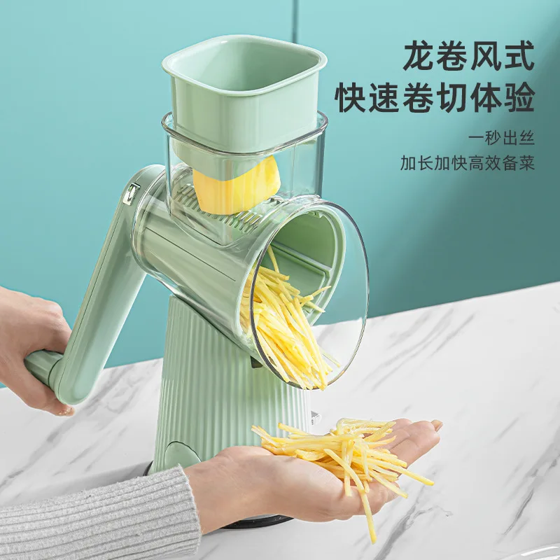 

Drum Shredder Kitchen Tool Multifunctional Shredder Grater Potato Slicer Radish Storm Grater