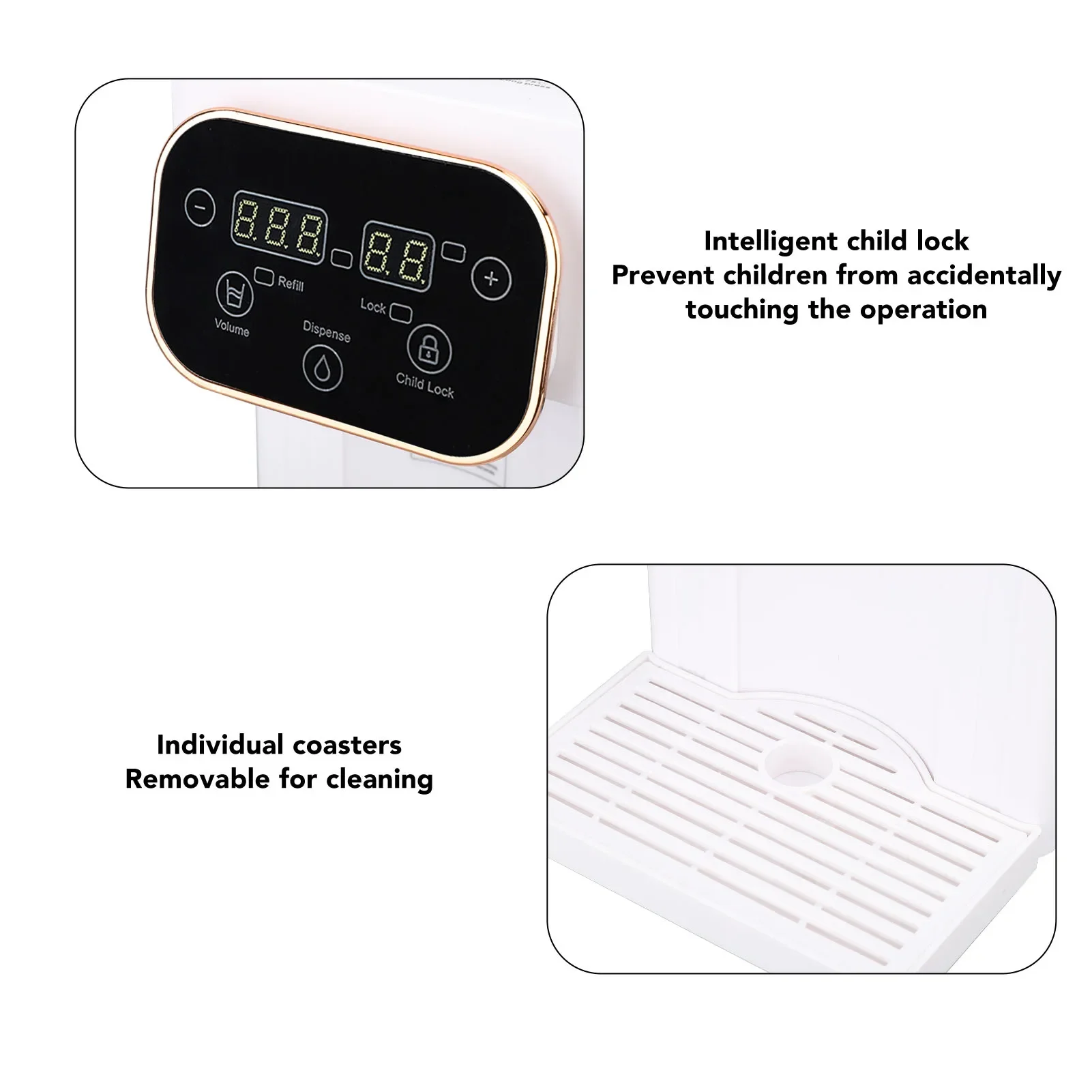 Instant Heetwaterdispenser Waterkoker Kop Boiler Fles Drinkwater Thermische Isolatie Verwarming Babymelkverwarmer Theepot