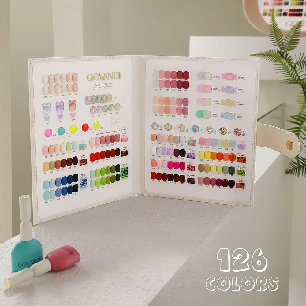 Nuovo 126 pz Soak Off UV LED Set di gel per unghie con bottiglia diversa Nail Art Salon Set di smalti gel Kit gel Kit per studenti di smalti gel