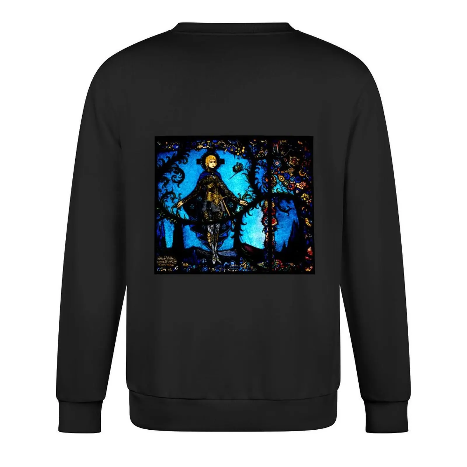 Saint Joan Heritage Geneva Window - Harry Clarke Pullover aesthetic clothing korean style clothes men wear hooded sweatshirts