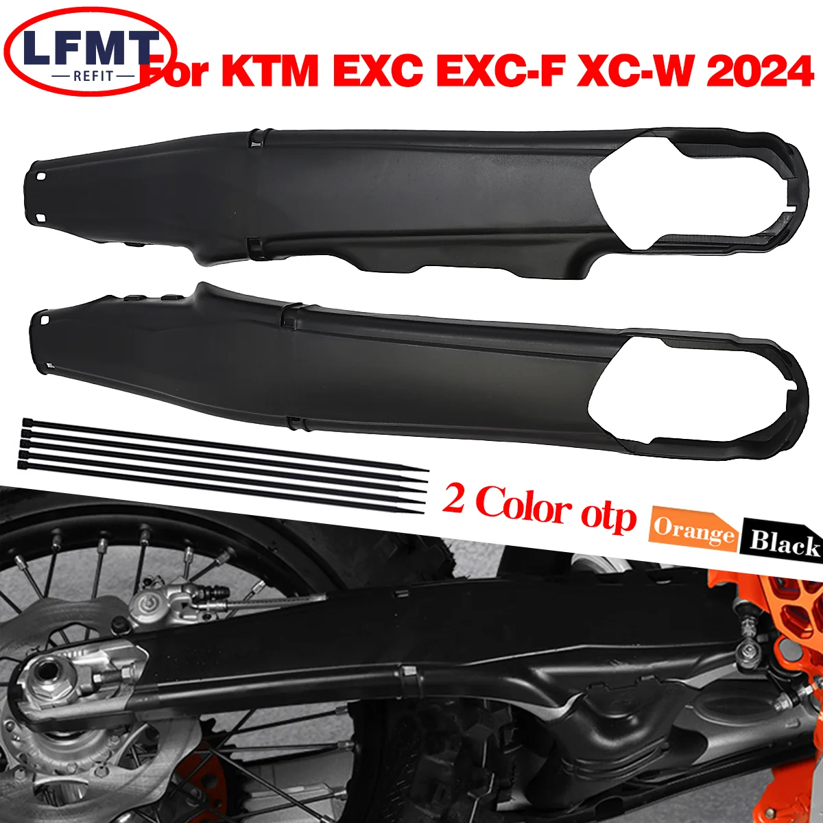 2023-2025 Motorrad-Hinterradschwinge Schutzabdeckung für KTM EXC EXC-F XC-W XCF-W SX XC SXF XCF Husqvarna FE FC TC TX TE