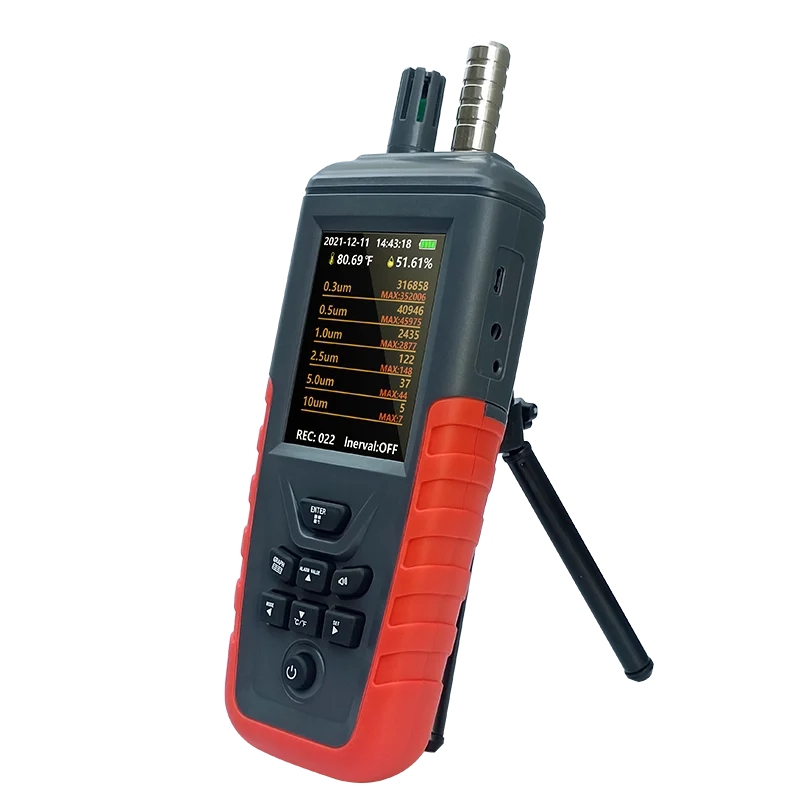 

Dust Particle Counter Gas Detector Pm2.5 Pm10 Air Particulates Measure Meter Particle Air pollution Counter