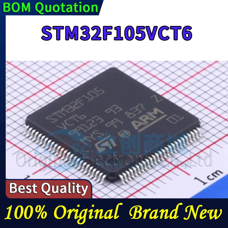 10pcs/lot STM32F105VCT6 Original  In stock High quality