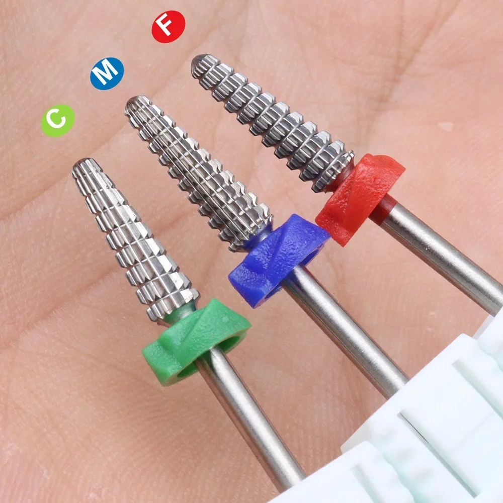 1Pcs Tungsten steel 2Way Professional Carbide Nail Drill Bit - Efficient Gel Removal Tool, Electric Drill Accessory for Manicure