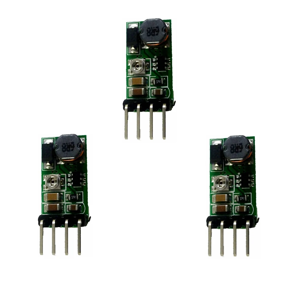 3 PCS DC 2.6-6V to 3-15V Adjustable Output Board DC DC Boost Step up Converter Voltage Module