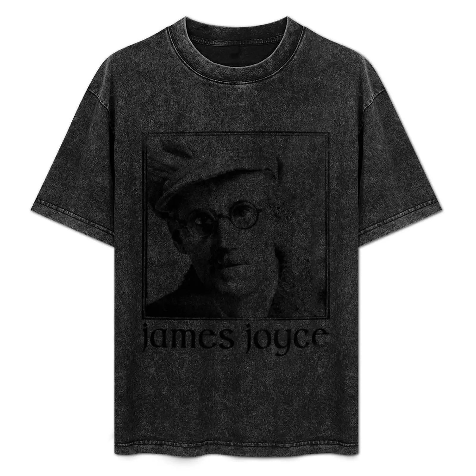 

James Joyce T-Shirt man clothes vintage graphic tee essential t shirt T-shirts for men cotton