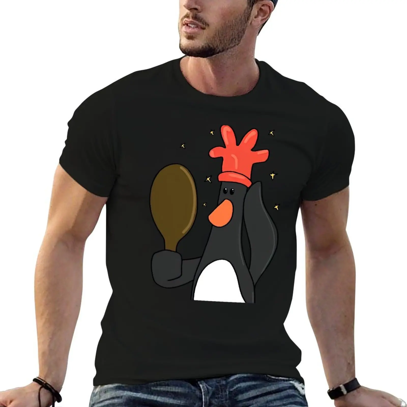 Feathers Mcgraw Mirror Art Funny T-Shirt man t shirt custom t shirt vintage graphic tee plus sizes tshirts for men