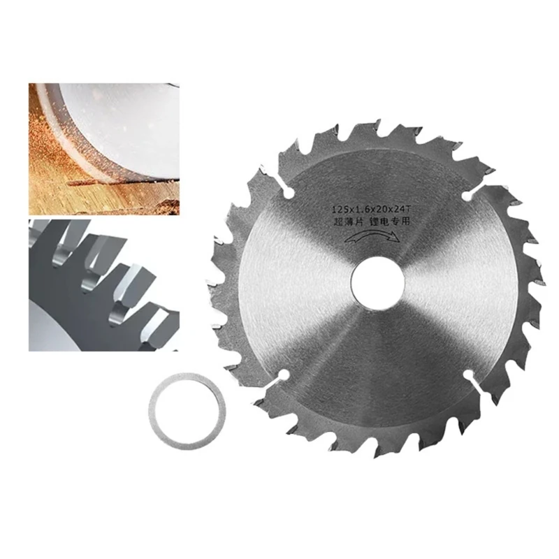 24 Tooth TCT Wood Cutting Sawblade for Cutting Trimming Softwoods Hardwoods Long Lasting Sawblade Circular Saw 125/140mm new