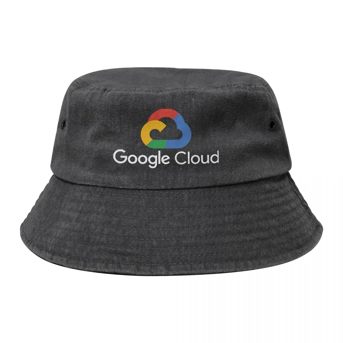 

Google Cloud Bucket Cap Cotton Cowboy Washed Denim Bucket Hats Fisherman Unisex Hop Bob Folding Hip Hats