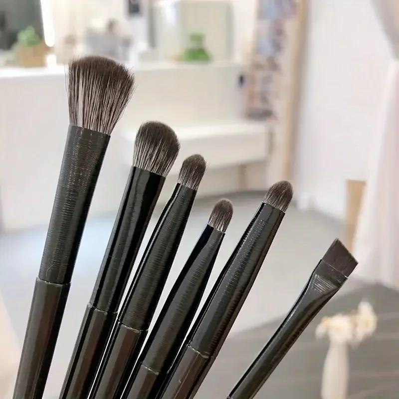 Zachte oogschaduwborstel 10-delige set oogcosmetica toepassen eyeliner potlood mes oogdetail kleine make-upborstel