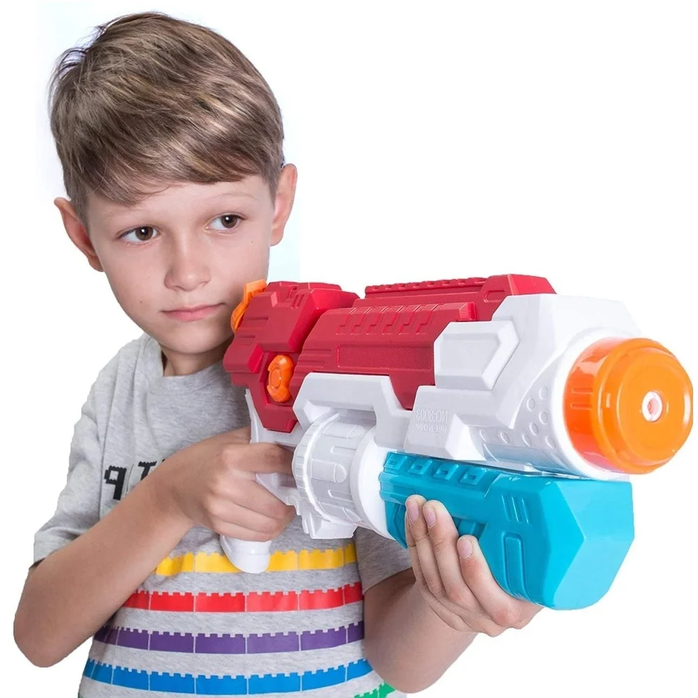 Brinquedo Super Water Blaster, Squirt Toy, Pistola de água, Alta Capacidade, Piscina e Praia, Até 36 Pés, Novo, 2022, Atirar até 36 Pés