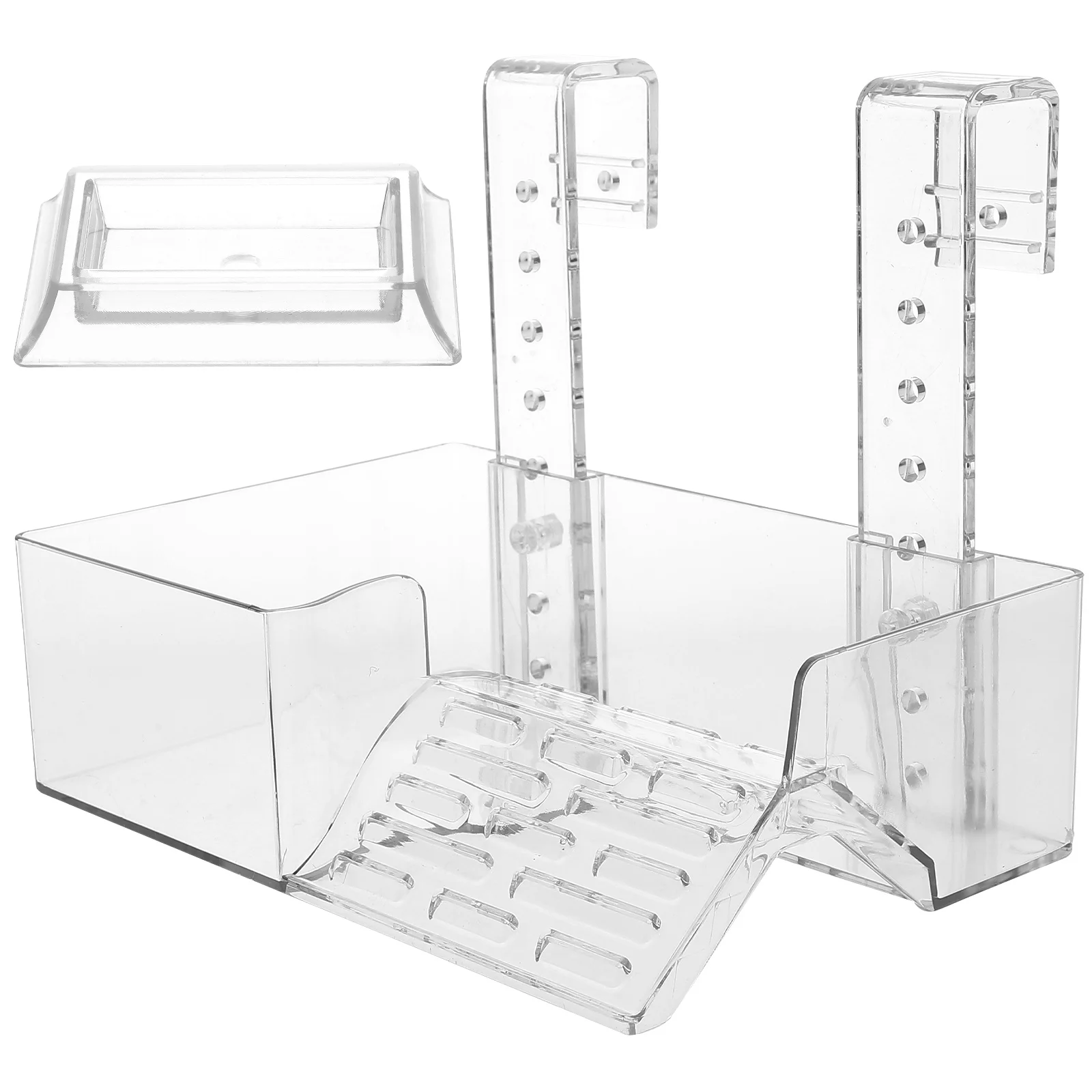 

Hanging Wall-Mounted Reptile Basking Platform Turtle Fish Tank Accessories Durable Acrylic Space-Saving Easy Install Clean Gift