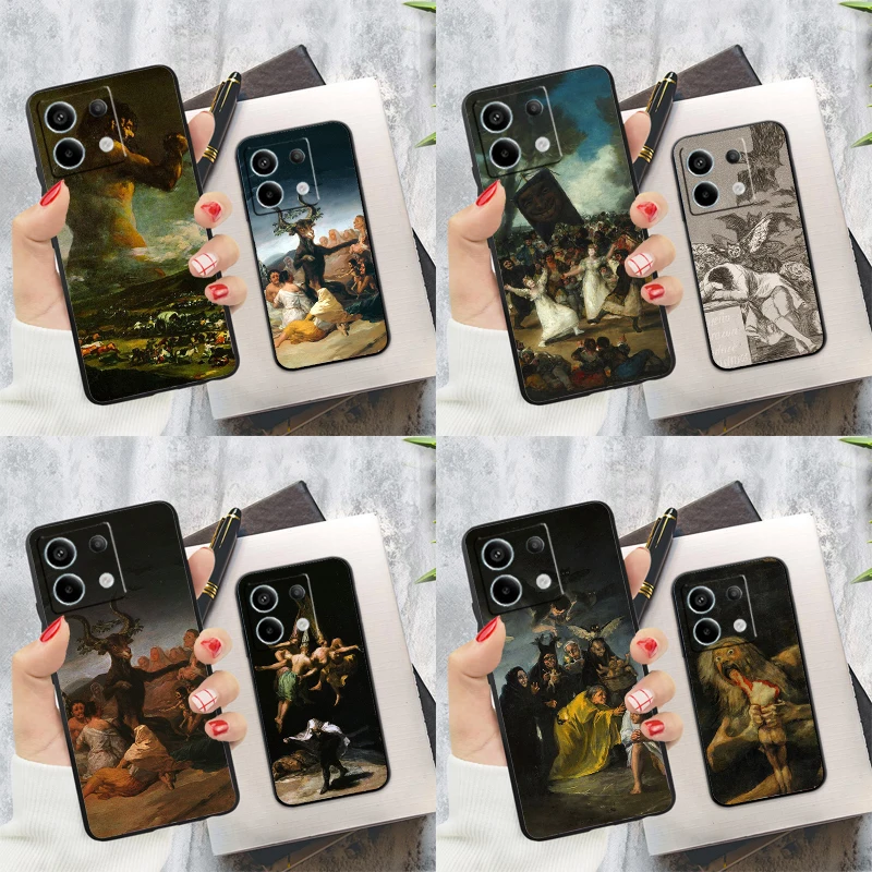 Spain Francisco Goya Art Case For Xiaomi Redmi Note 14 12 11 9 10 13 Pro 9S 10S 11S 12S Redmi 14C 10C 12C 13C Cover