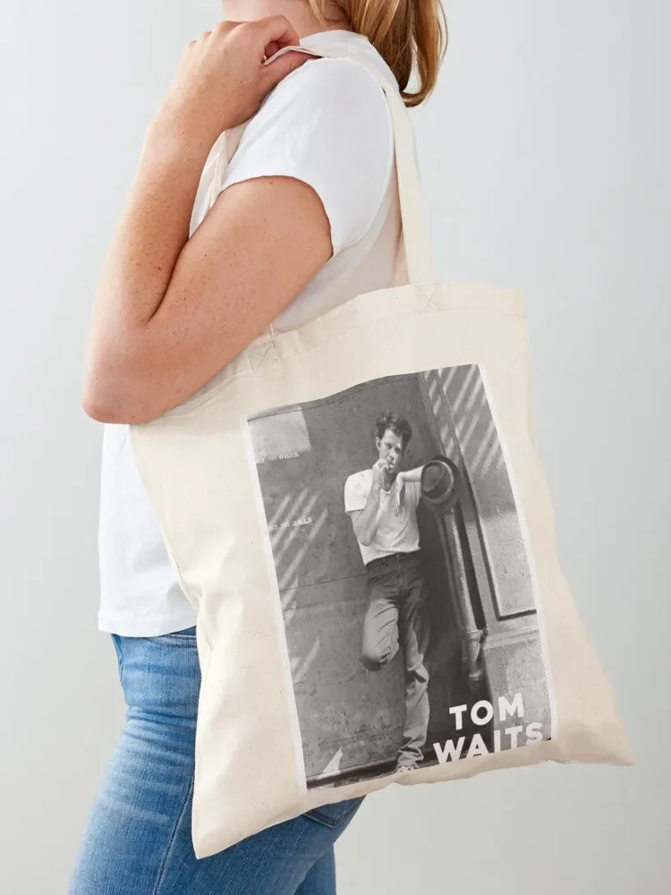 Tom Waits Tote Bag cute tote canvas bags custom fabric shoping