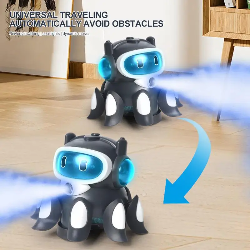 Octopus Crawl Toy Walking Robot Toy Octopus Shaped Electric Toy Crawling Walking Toys Activity Octopus Early Learning