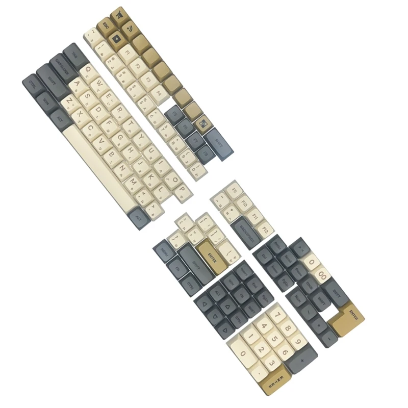 652F Keycap Jepang XDA Keycap untuk 61/64/68/75/87/98/104 MX Switches Keyboard